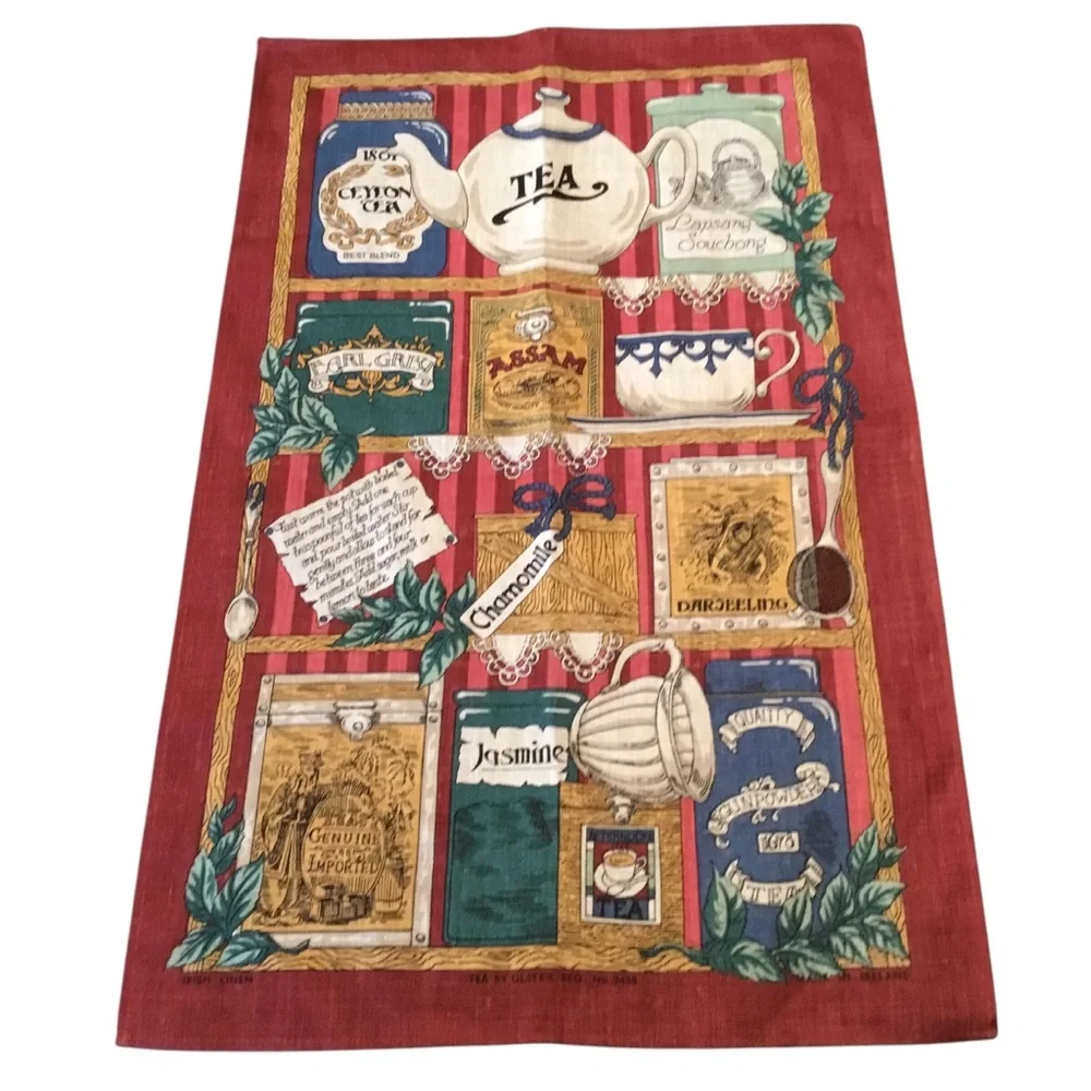 ULSTER WEAVERS BELFAST Pure Irish Linen Tea Towel 18.5 X 29.5